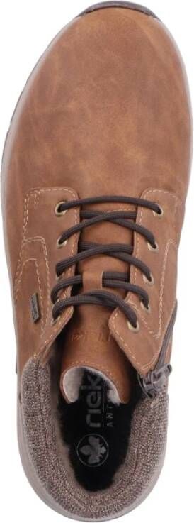 Rieker Bruine Casual Gesloten Heren Enkellaarzen Brown Heren