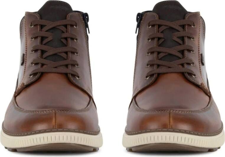 Rieker Bruine Casual Gesloten Heren Enkellaarzen Brown Heren