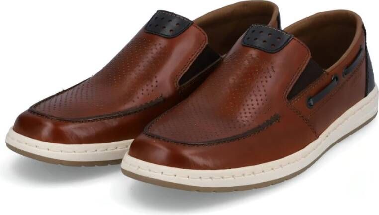Rieker Bruine leren loafers