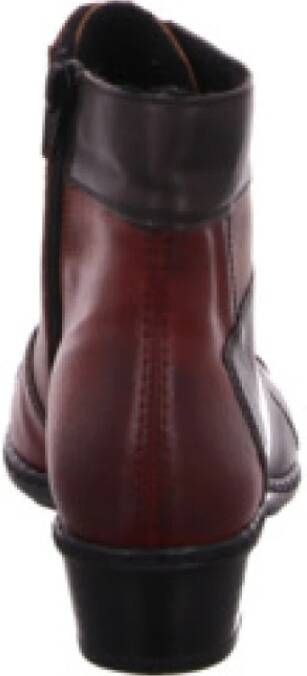 Rieker Bruine leren meisjesschoenen met fleece