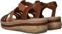 Rieker Bruine sandaal met kralen en platformzool Brown Dames - Thumbnail 9