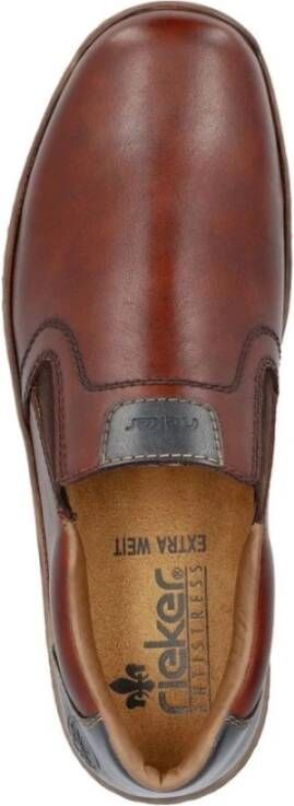 Rieker Bruine Sneakers voor Mannen Brown Heren