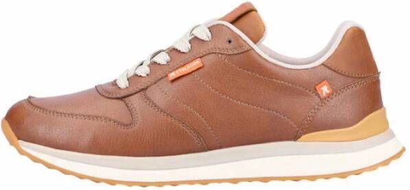 Rieker Bruine vrijetijdsveterschoenen voor dames