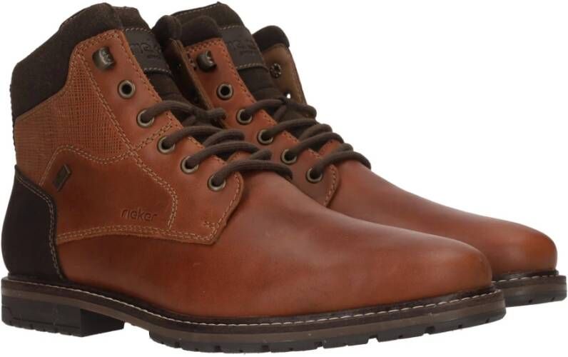 Rieker Bruine Winter Veterschoen Brown Heren