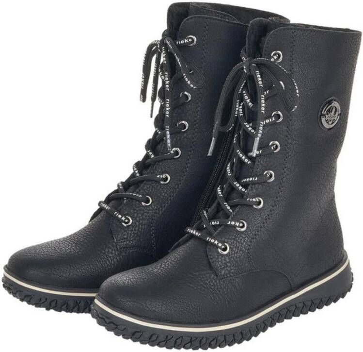 Rieker Casual veterschoenen Zwart Dames