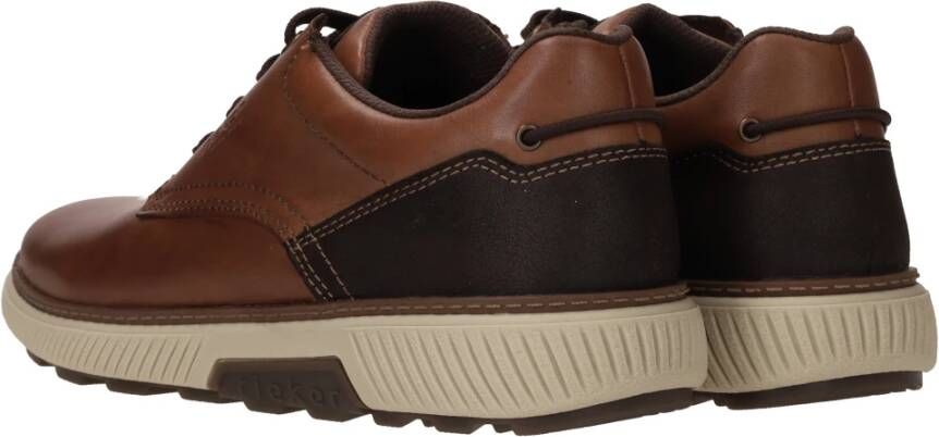 Rieker Casual Bruine Veterschoen Comfort Brown Heren