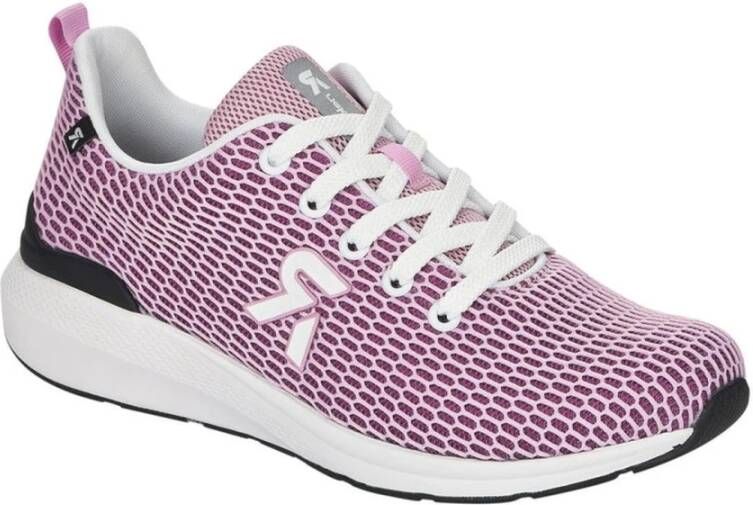 Rieker Stijlvolle Gesloten Casual Platte Schoenen Paars Dames