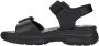 Rieker Zwarte Casual Platte Open Sandalen Black Dames - Thumbnail 9