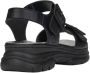 Rieker Zwarte Casual Platte Open Sandalen Black Dames - Thumbnail 10