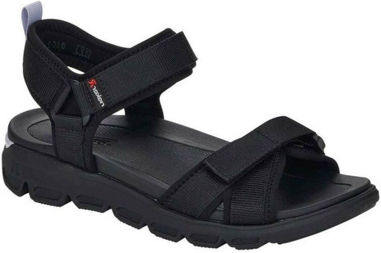 Rieker casual open sandals Zwart Dames