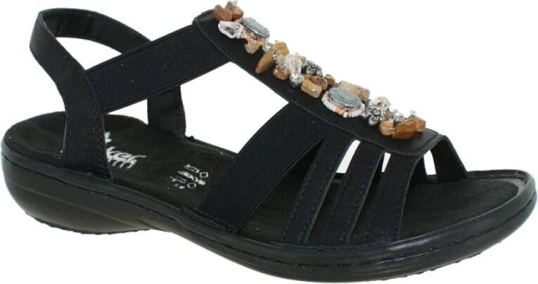 Rieker Casual Schoenen 60839 Black Dames