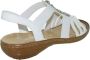 Rieker Sandalen zomerschoen sandaal sleehak met decoratieve steentjes - Thumbnail 8