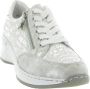 Rieker Sneakers bedrukt met letters vrijetijdsschoen lage schoen veterschoen - Thumbnail 5