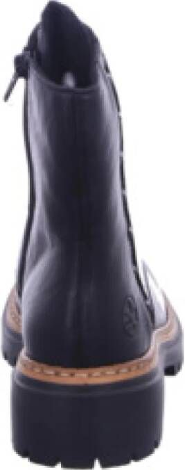 Rieker Casual veterschoenen voor dames in zwart