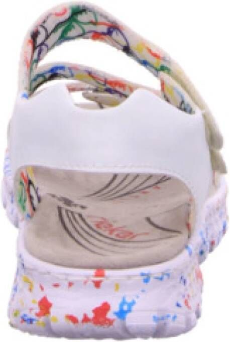Rieker Comfort Sandalen in Wit