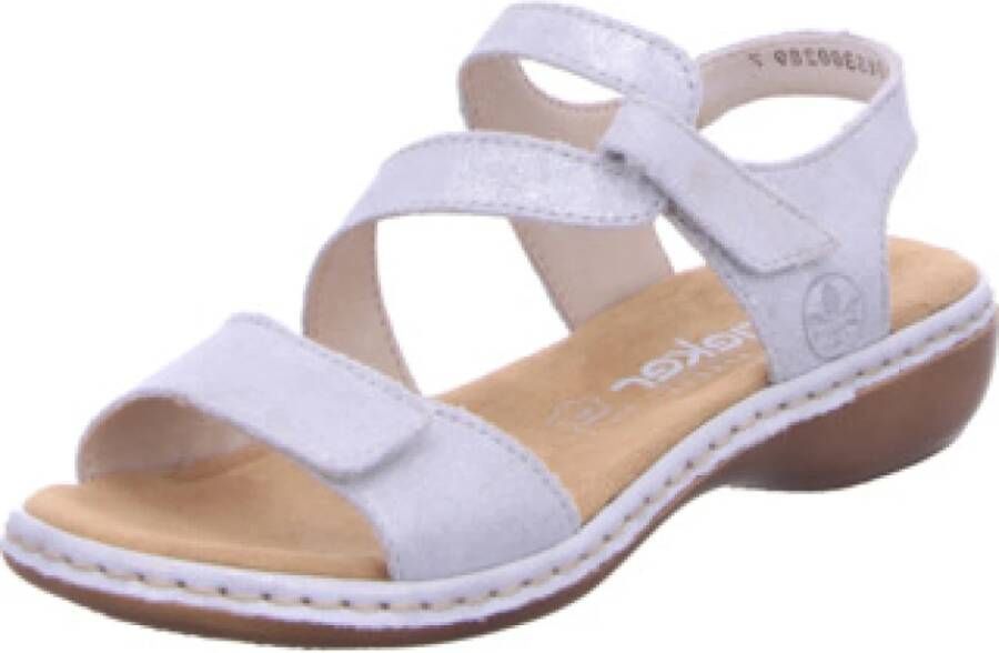 Rieker Comfort Veterschoenen in Zilver