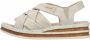 Rieker Comfort Veterschoenen voor dames in crème - Thumbnail 3