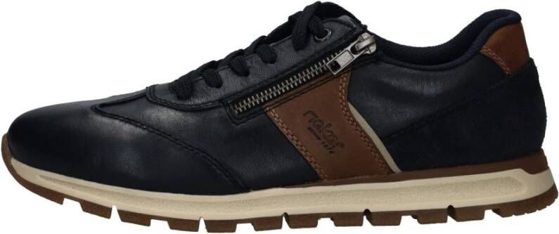Rieker Veterschoenen zakelijke schoen lage schoen feest schoen met leren dekzool - Foto 5