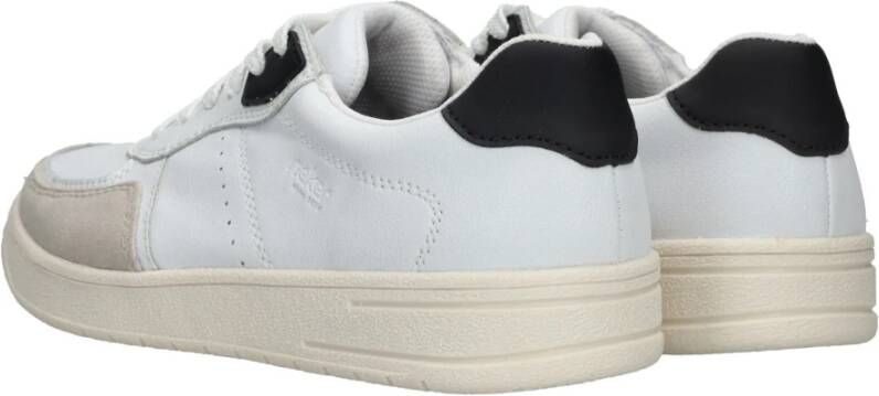 Rieker Comfortabele witte leren sneaker voor heren White Heren