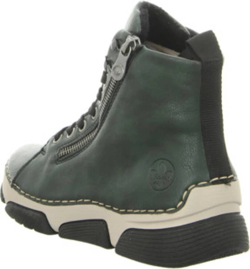Rieker Dames Veterschoenen Effen Kleur