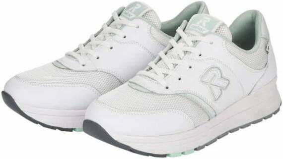 Rieker Dames Witte Casual Schoenen White Dames