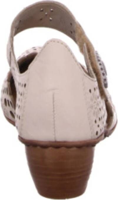 Rieker Elegante Beige Pumps met Hak