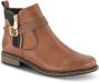 Rieker Elegante Blauw en Goud Laarzen Brown Dames - Thumbnail 2