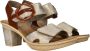 Rieker Metallic en Bruin Sandalette met Hak Multicolor - Thumbnail 4