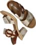 Rieker Metallic en Bruin Sandalette met Hak Multicolor - Thumbnail 5