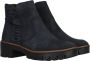 Rieker Stijlvolle leren enkellaarzen Blauw Dames - Thumbnail 29