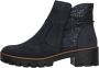 Rieker Stijlvolle leren enkellaarzen Blauw Dames - Thumbnail 31