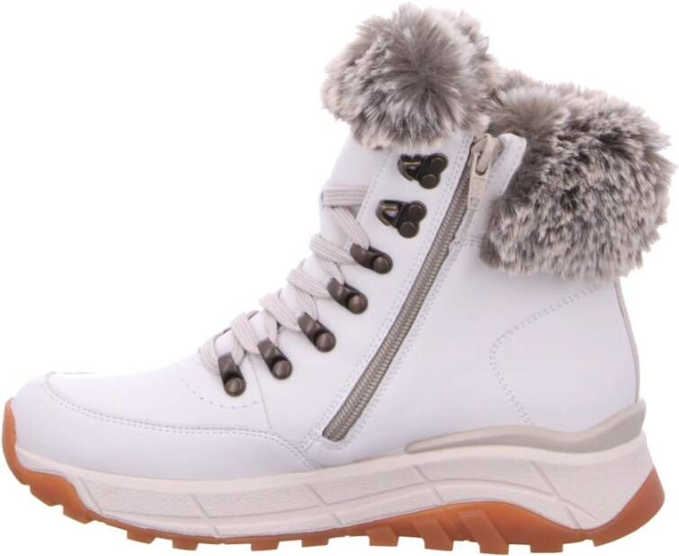 Rieker Evolution Veterschoen Enkellaars Frost Wit
