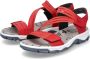 Rieker Flat Sandals Rood Dames - Thumbnail 5