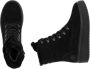 Rieker Zwarte gesloten enkellaarsjes voor dames Black Dames - Thumbnail 2