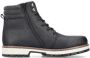 Rieker Gevoerde Winterlaarzen met Spikes voor Heren Black Heren - Thumbnail 5