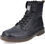 Rieker Zwarte gesloten booties voor heren Zwart Heren - Thumbnail 14