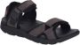 Rieker Grijze Leren Platte Sandalen voor Heren Grijs Heren - Thumbnail 5