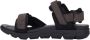 Rieker Grijze Leren Platte Sandalen voor Heren Grijs Heren - Thumbnail 6