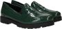 Rieker Groene Animal Print Loafer Instapper Green Dames - Thumbnail 9