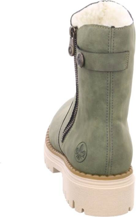 Rieker Groene Enkellaars Green Dames