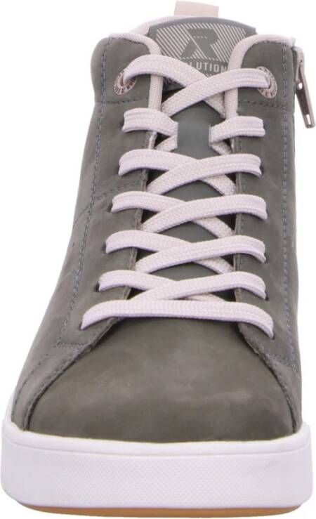 Rieker Groene Nubuck Sleehak Sandalen voor Vrouwen