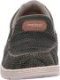 Rieker heren mesh slip-on schoen kaki groen - Thumbnail 4