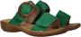 Rieker Slippers wig-hak zomerschoen slippers met grote siergesp - Thumbnail 11