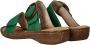 Rieker Slippers wig-hak zomerschoen slippers met grote siergesp - Thumbnail 12