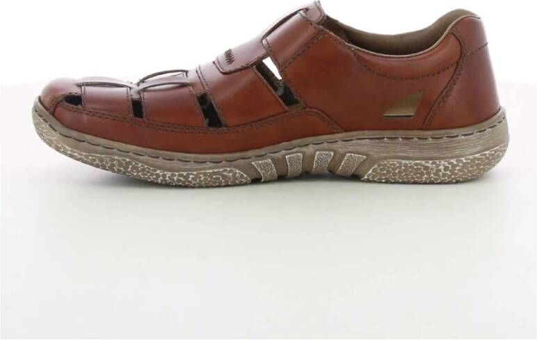 Rieker Heren Cognac Schoenen Brown Heren