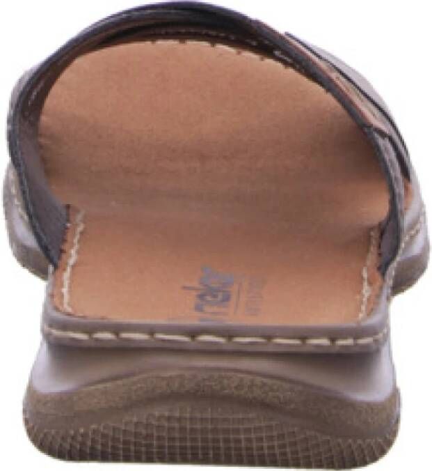 Rieker Heren Slippers Effen Kleur