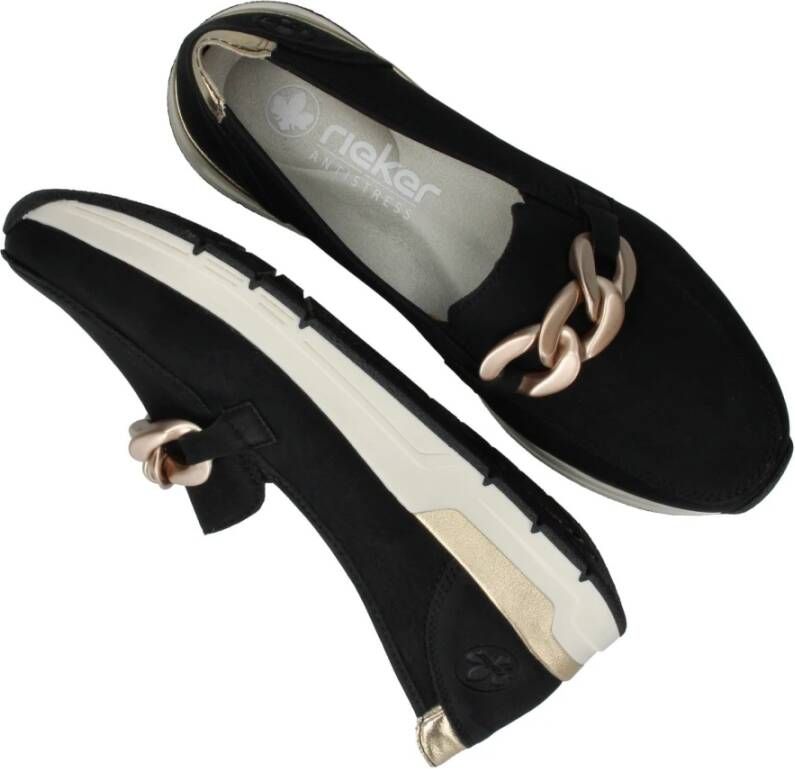 Rieker instapper Black Dames