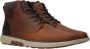 Rieker Stoere leren en synthetische veterlaarzen Brown Heren - Thumbnail 8