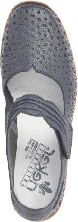 Rieker Leren Platte Sandalen