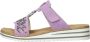 Rieker Lila Juweel Slipper voor Dames Purple Dames - Thumbnail 11